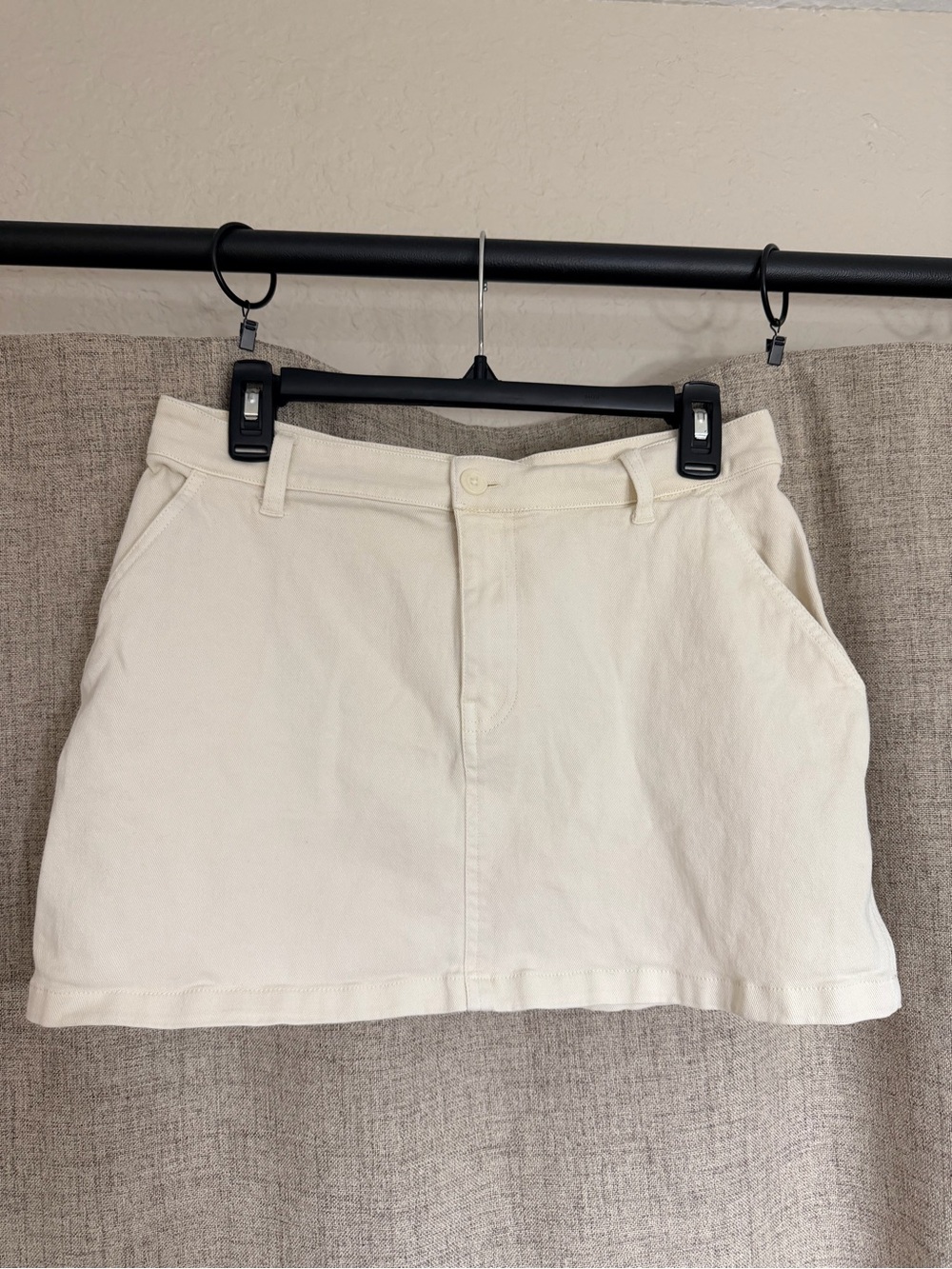 bp Cream cargo High-Waist Mini Skirt